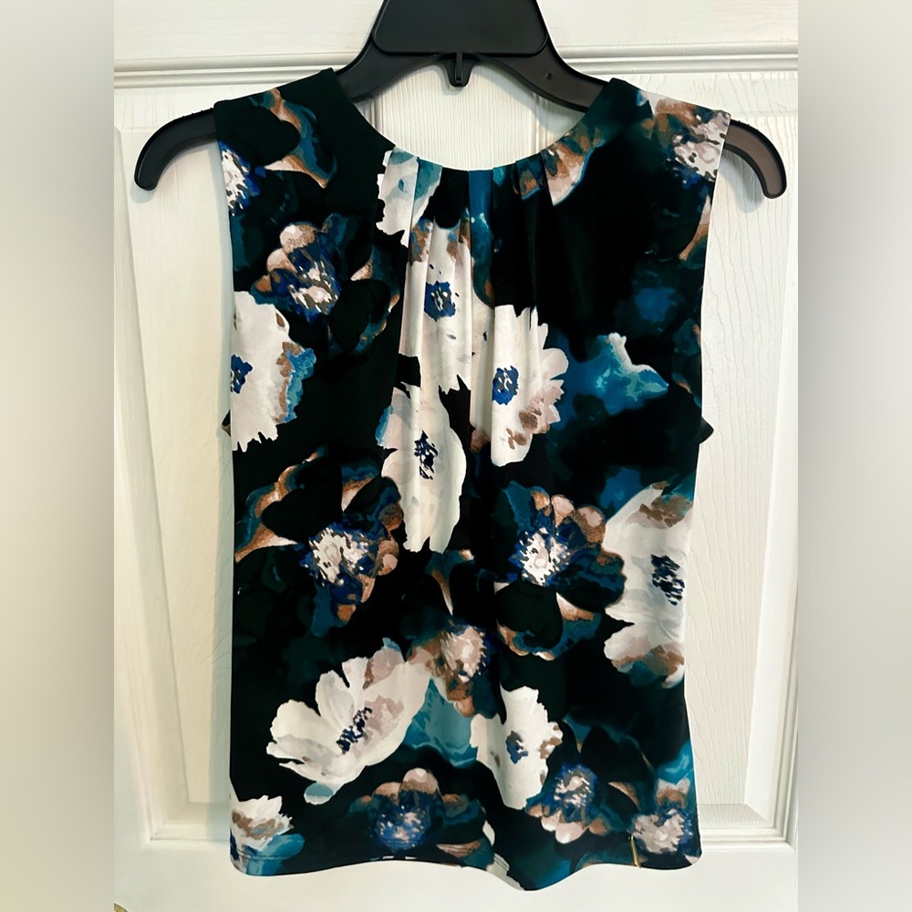 Calvin Klein Floral Sleeveless Top
